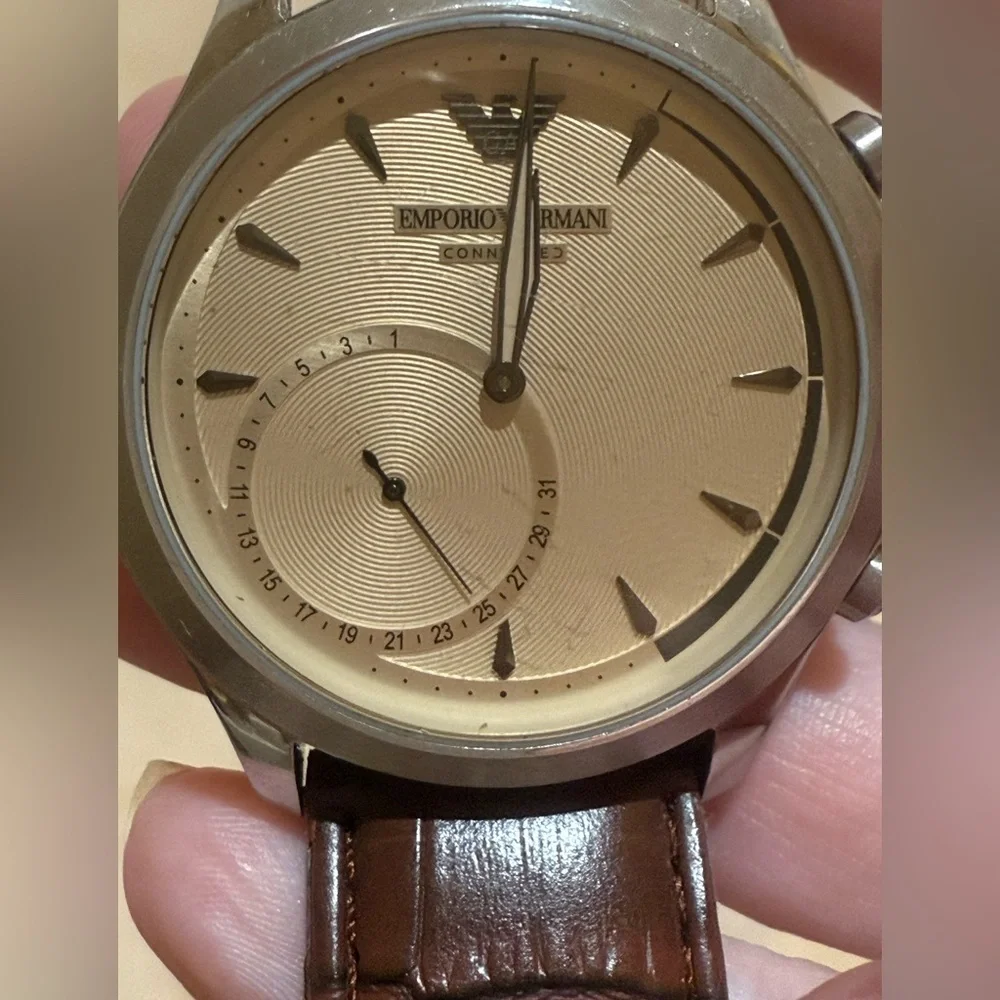 Emporio Armani 44mm Connected Hybrid Smartwatch - 20th Anniversary Edition